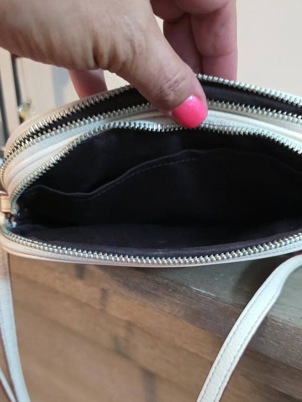 Coach Embellished Leather Butterfly Pebble Leather Crossbody